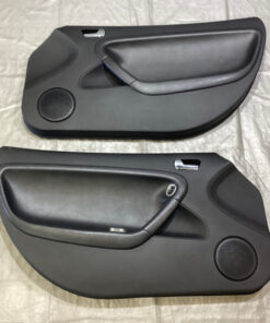 2006-2009 Pontiac Solstice Interior Door Panels / Pair / Black Leather