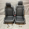 2015-2017 Volkswagen MK7 Golf R Black Leather Front Seats